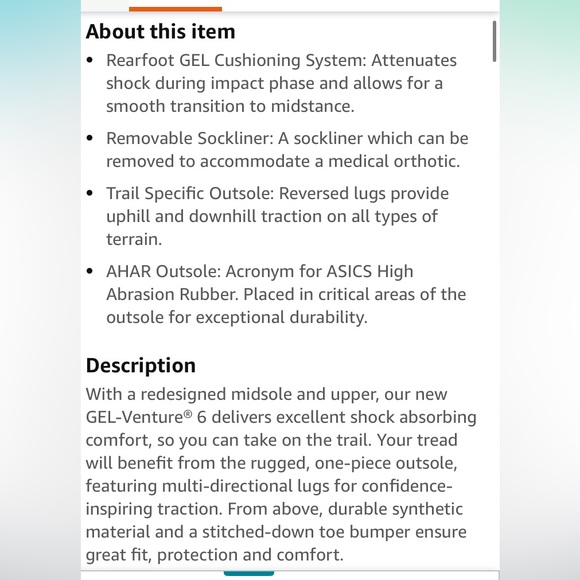 ASICS Women's Gel-Venture 6 Running-Shoes - Picture 2 of 4